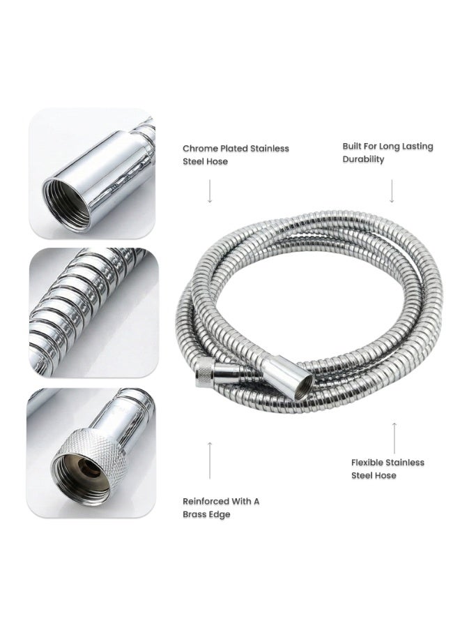 Bold Stella Brass Bidet Shattaf Handheld Sprayer for Toilet Bathroom Hygiene Adjustable Water Flow with Hot and Cold Control Leak Free Brass Core Chrome Finish Easy DIY Installation Water Saving Bidet for UAE Homes - Image 5